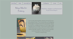 Desktop Screenshot of mayamachinpottery.com