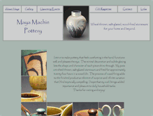 Tablet Screenshot of mayamachinpottery.com